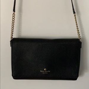 Kate Spade black cross-body purse